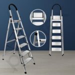 Plantex Premium 6 Step Folding Aluminium Ladder for Home Use
