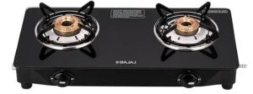 Bajaj Ultra 2 Burner Slim Glass Top Gas Stove