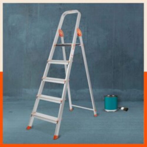 Bathla Advance Carbon - 5 Step Foldable Aluminium Ladder