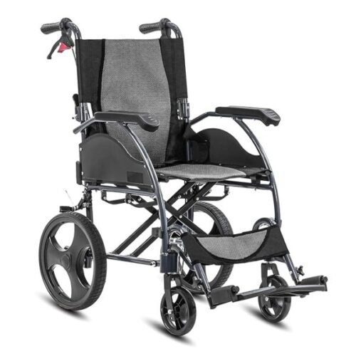 KosmoCare Stylex Premium Imported Ultra lightweight Transporter Wheelchair